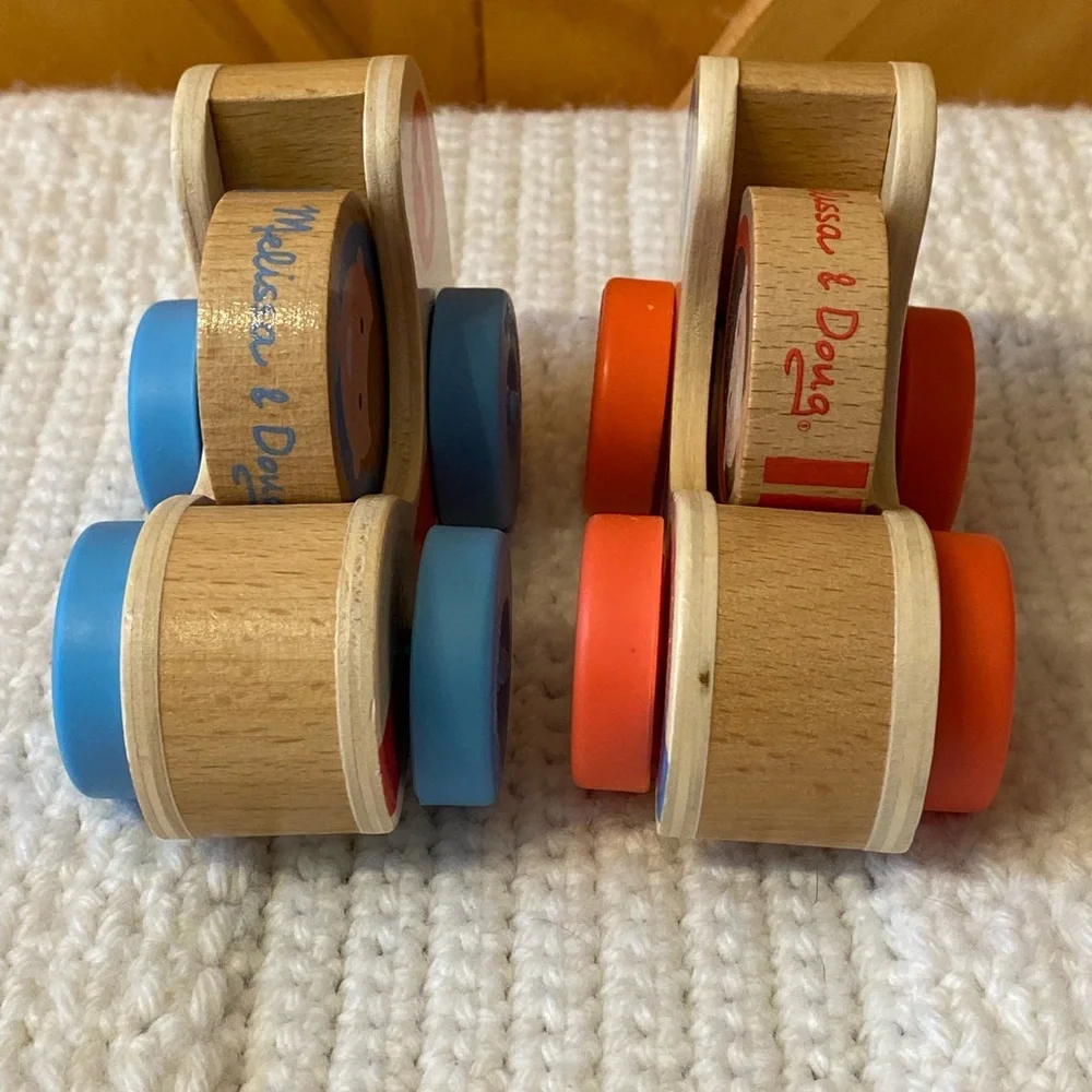 Melissa & Doug GO Tots Wooden Race Cars